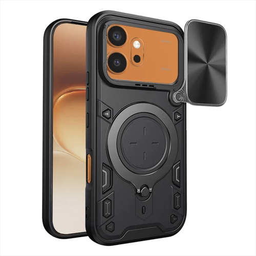 Удароустойчив калъф Techsuit CamGuard Pro за Honor 600 / 600 Pro, черен