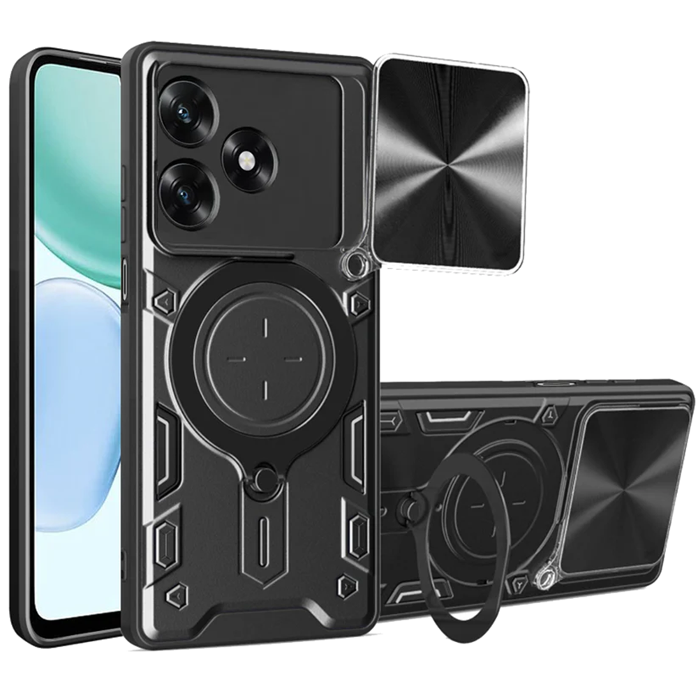 Удароустйчив калъф Techsuit CamGuard Pro за Honor X5c Plus, черен