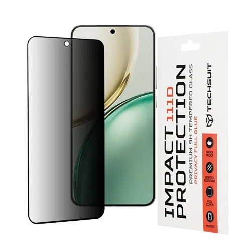 Стъклен протектор PRIVACY за Honor Magic8 Lite, черен