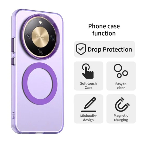 Калъф Techsuit CandyCase MagSF за Honor Magic8 Lite, лилав