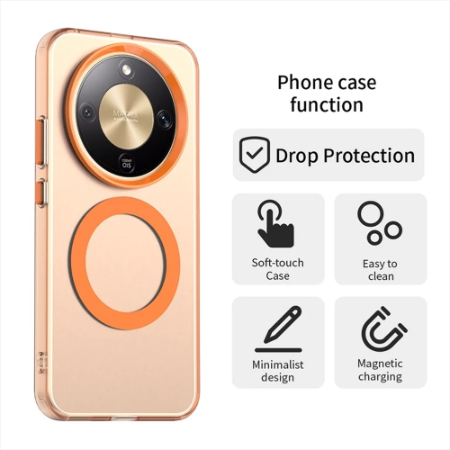 Калъф Techsuit CandyCase MagSF за Honor Magic8 Lite, оранжев