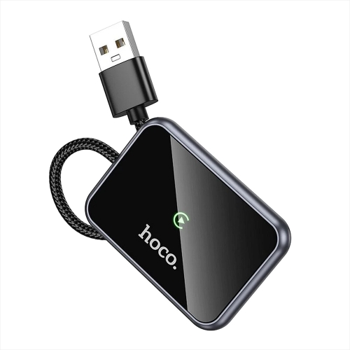 Безжичен CarPlay адаптер Hoco, USB A / USB C, HU1, черен