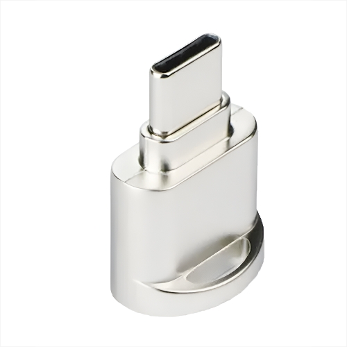 Четец за карти MicroSD към Type C, сребърен