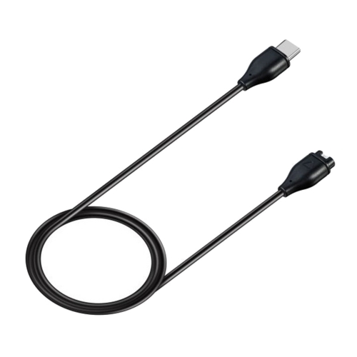 Зарядно Tactical USB-C за Garmin Fenix 5/6/7/8, Approach S60, Vivoactive 3, Tactix 8, черен