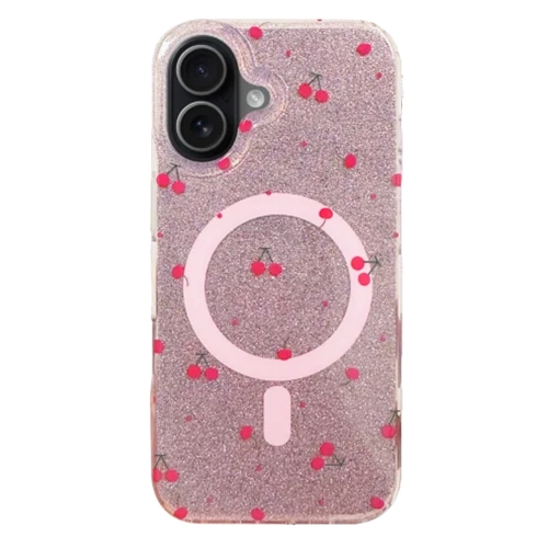 Калъф Cherry Mag case за Iphone 17, розов