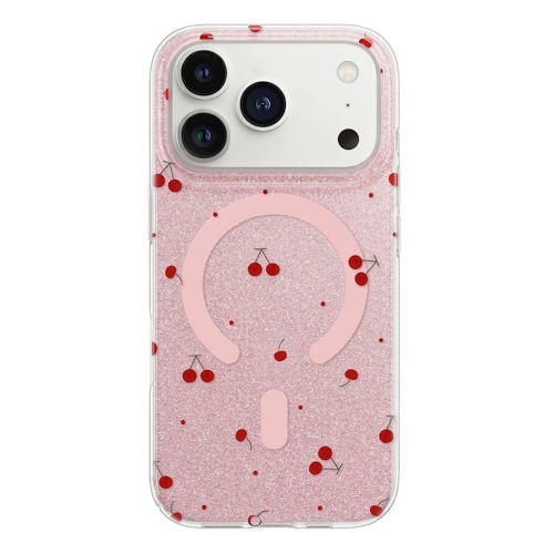 Калъф Cherry Mag case за Iphone 17 Pro Max, розов