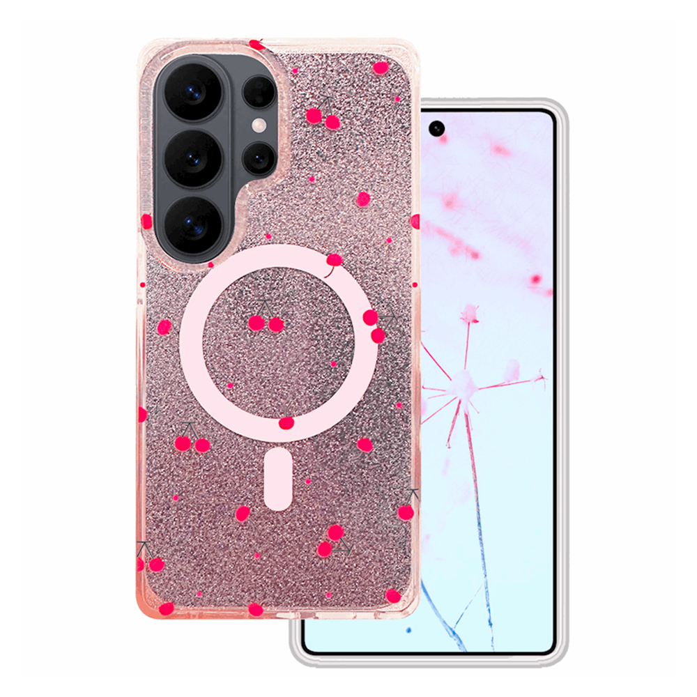 Калъф Cherry Mag case за Samsung Galaxy S26 Ultra, розов