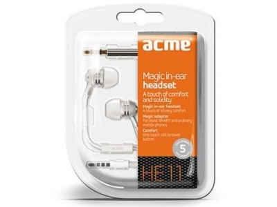 СЛУШАЛКИ С МИКРОФОН ACME HE11